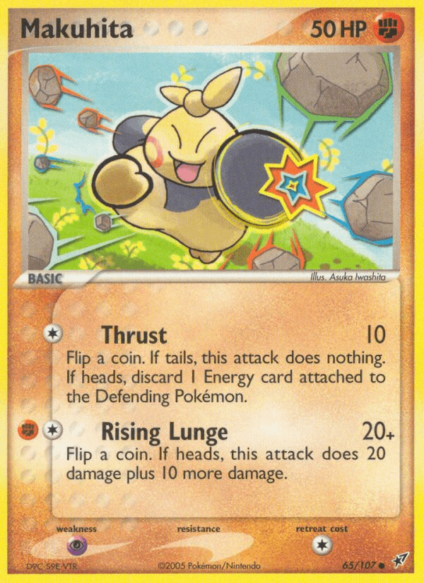 Carta Pokémon Makuhita 65