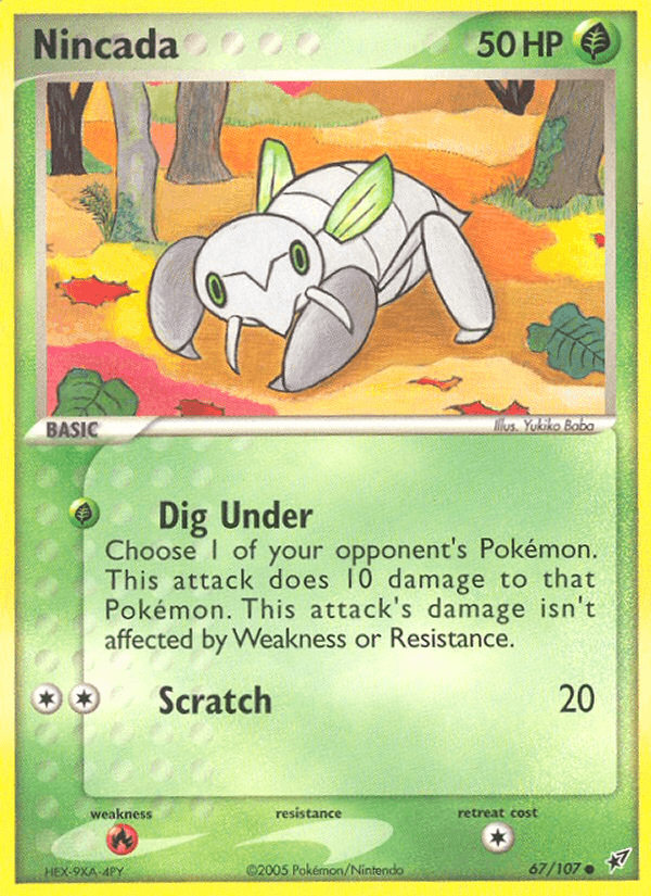 Carta Pokémon Nincada 67