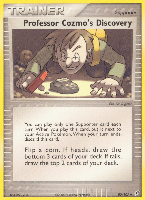Carta Pokémon Professor Cozmo's Discovery 90