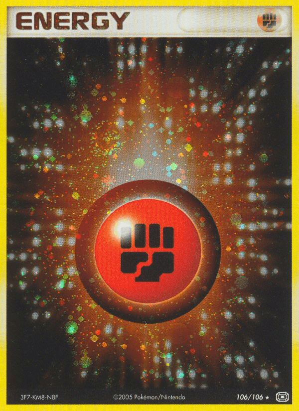 Carta Pokémon Fighting Energy 106