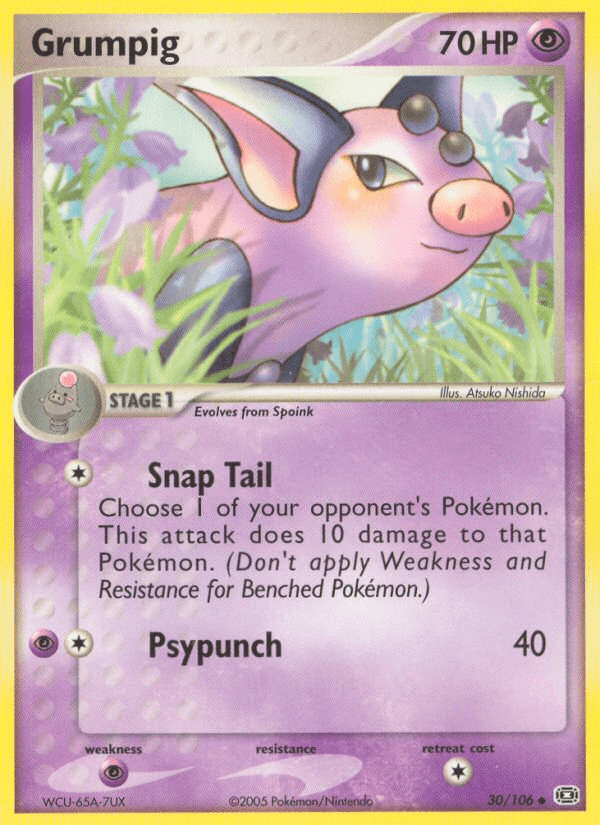 Carta Pokémon Grumpig 30