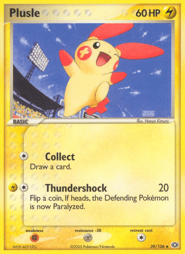 Carta Pokémon Plusle 39