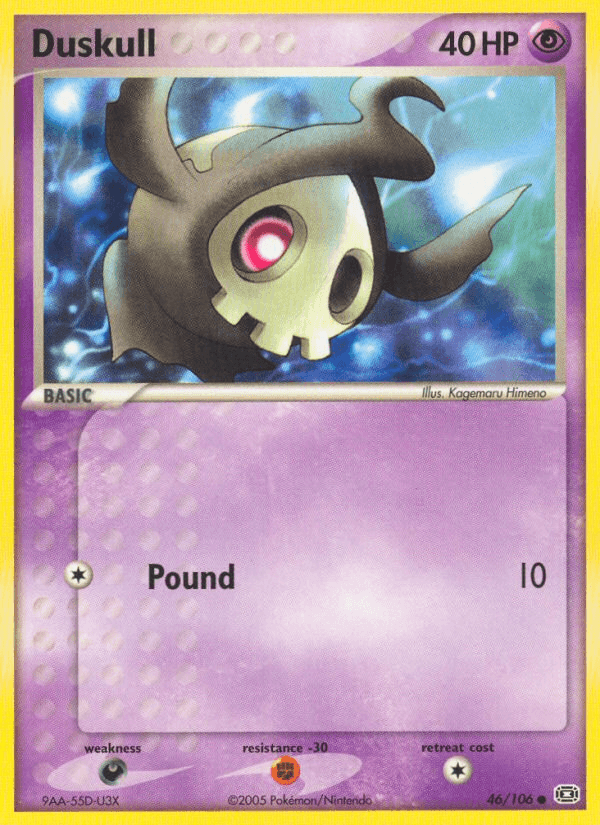 Carta Pokémon Duskull 46