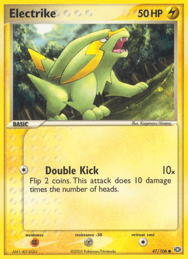 Carta Pokémon Electrike 47