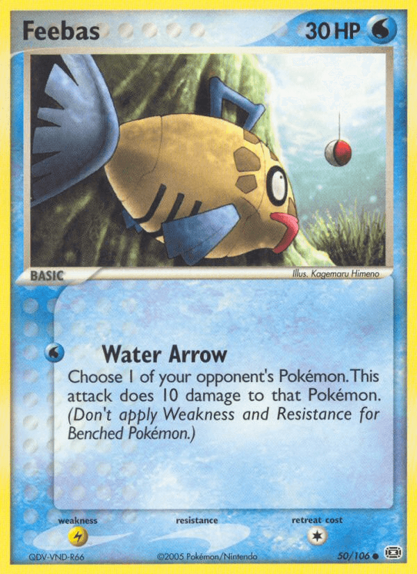 Carta Pokémon Feebas 50