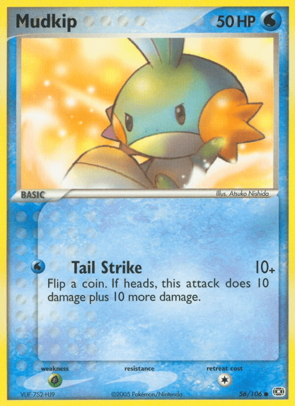 Carta Pokémon Mudkip 56