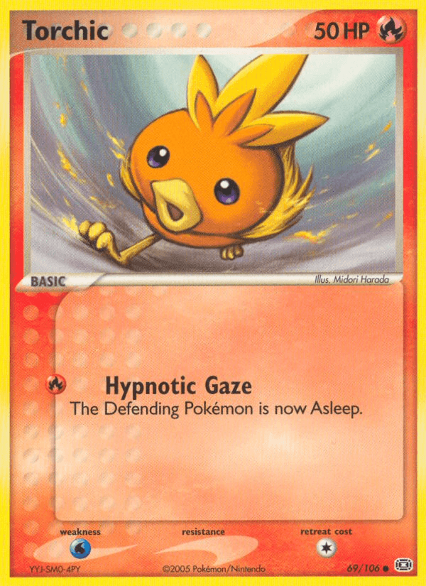 Carta Pokémon Torchic 69