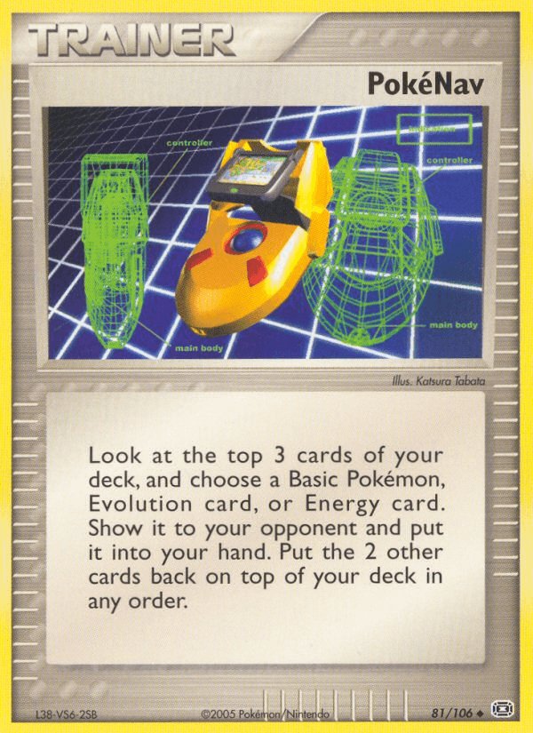 Carta Pokémon PokéNav 81 de Emerald