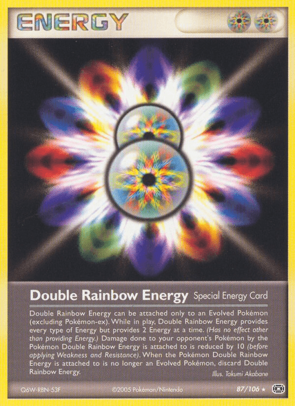 Carta Pokémon Double Rainbow Energy 87