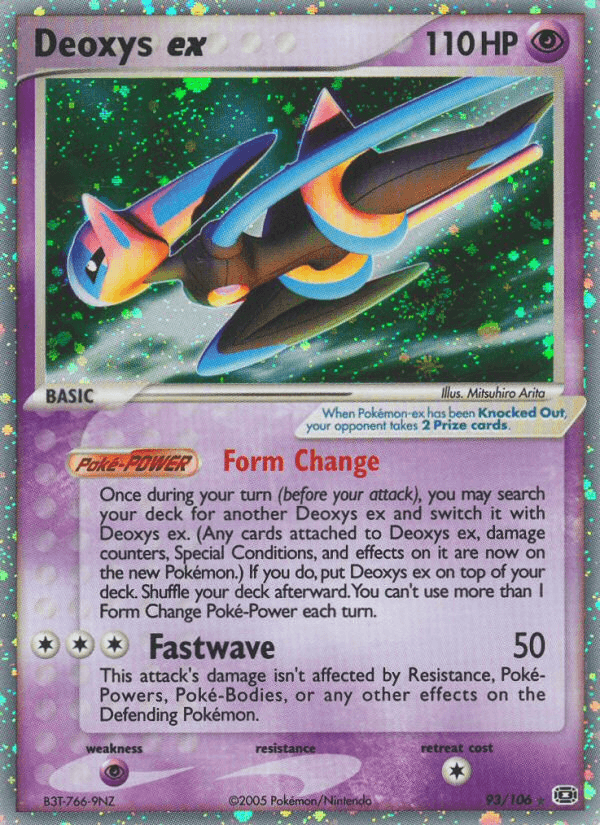 Carta Pokémon Deoxys ex 93