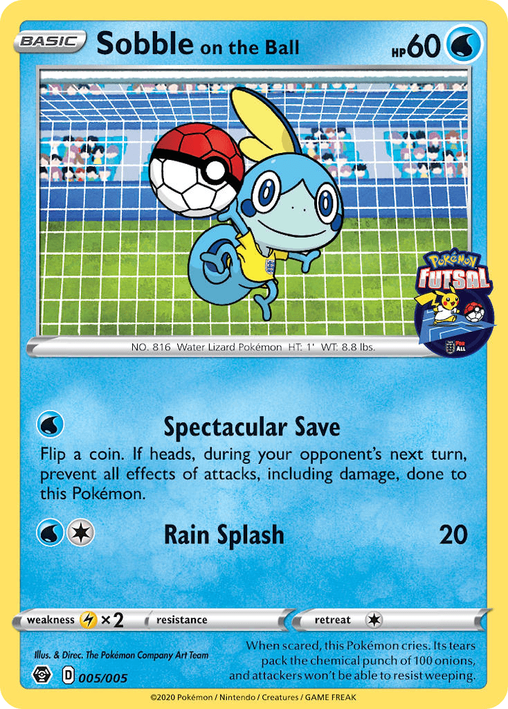 Carta Pokémon Sobble on the Ball 5