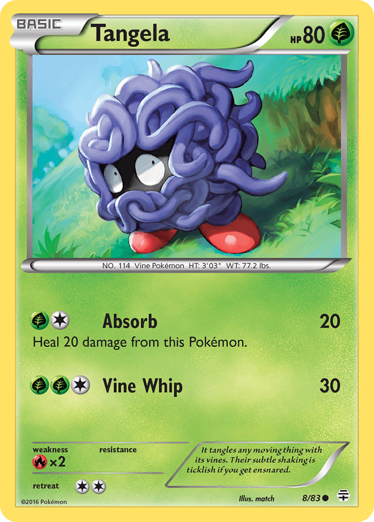 Carta Pokémon Tangela 8