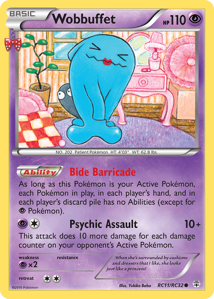 Carta Pokémon Wobbuffet RC11