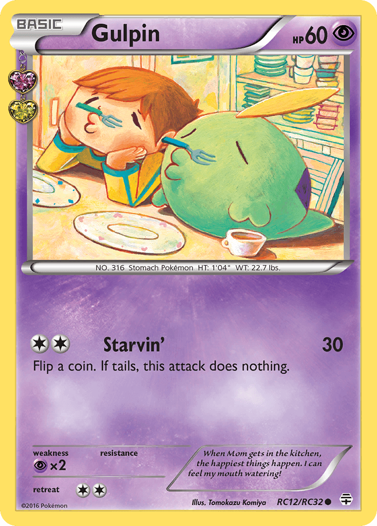 Carta Pokémon Gulpin RC12