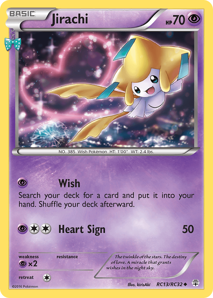 Carta Pokémon Jirachi RC13