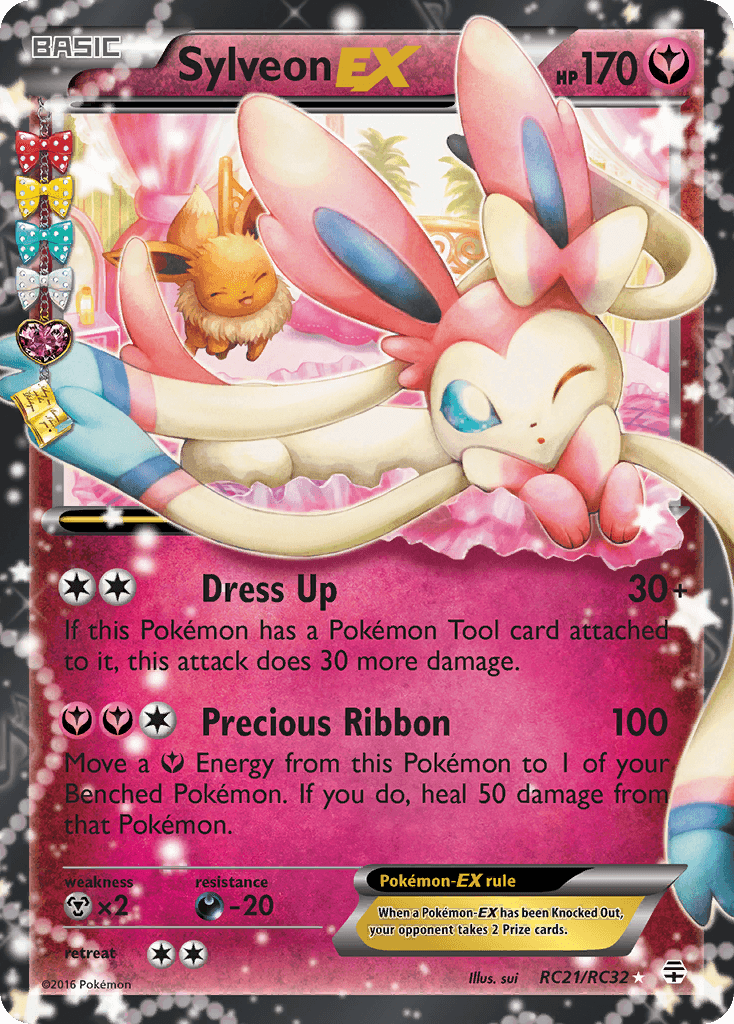 Carta Pokémon Sylveon-EX RC21