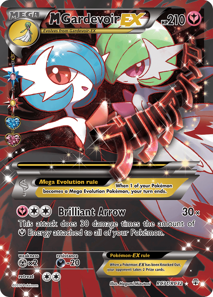 Carta Pokémon M Gardevoir-EX RC31 de Generations