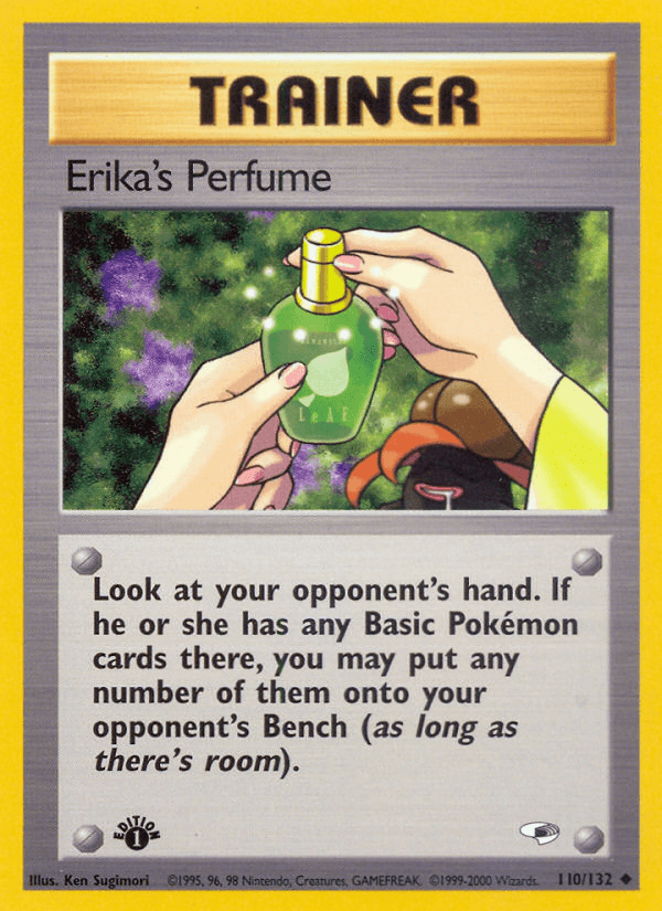 Carta Pokémon Erika's Perfume 110 de Gym Heroes