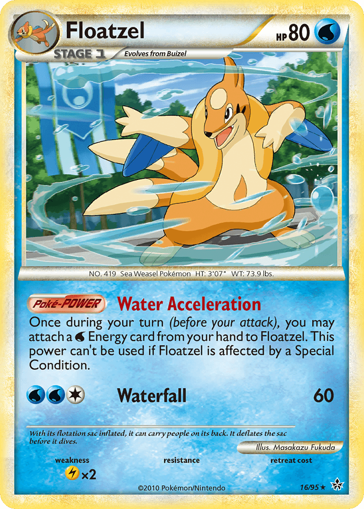 Carta Pokémon Floatzel 16
