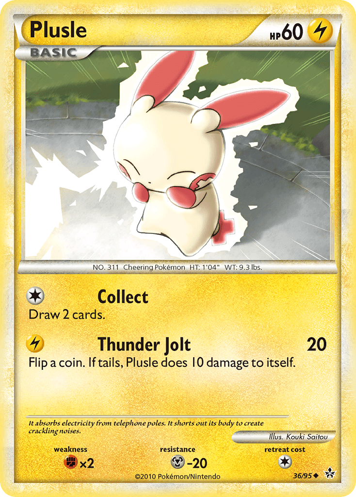 Carta Pokémon Plusle 36
