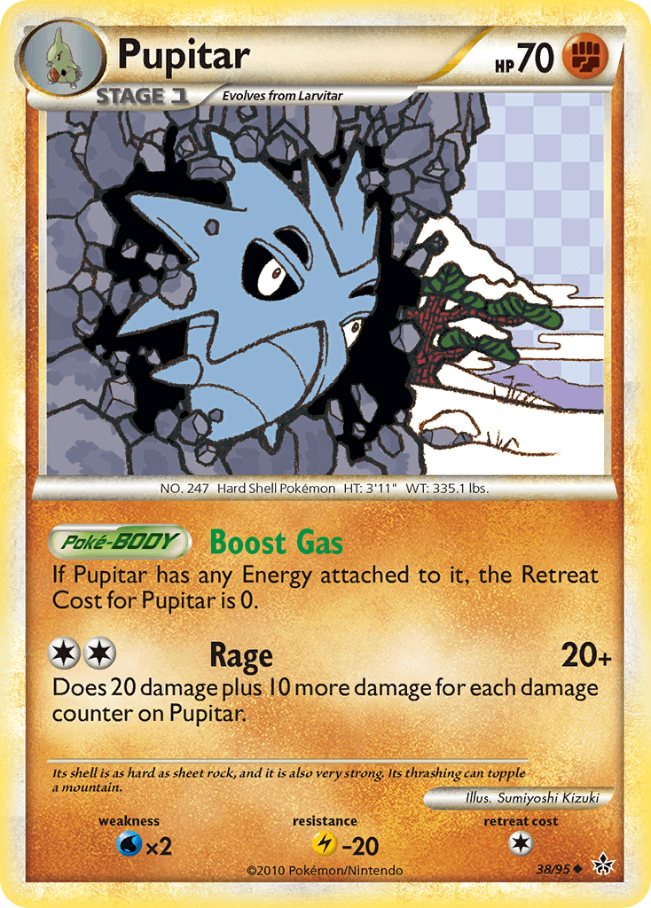 Carta Pokémon Pupitar