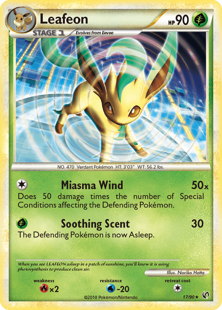 Carta Pokémon Leafeon