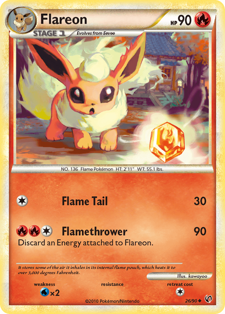 Carta Pokémon Flareon