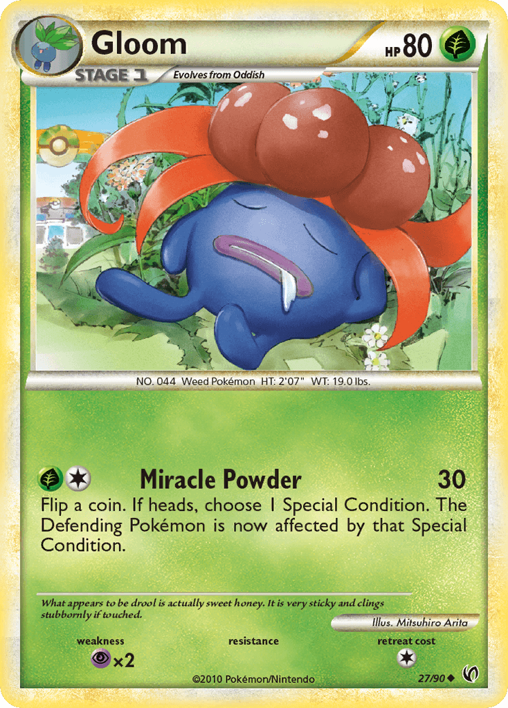 Carta Pokémon Gloom