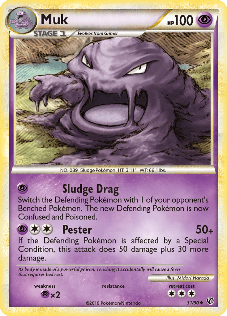 Carta Pokémon Muk
