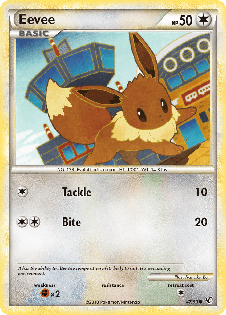 Carta Pokémon Eevee 47