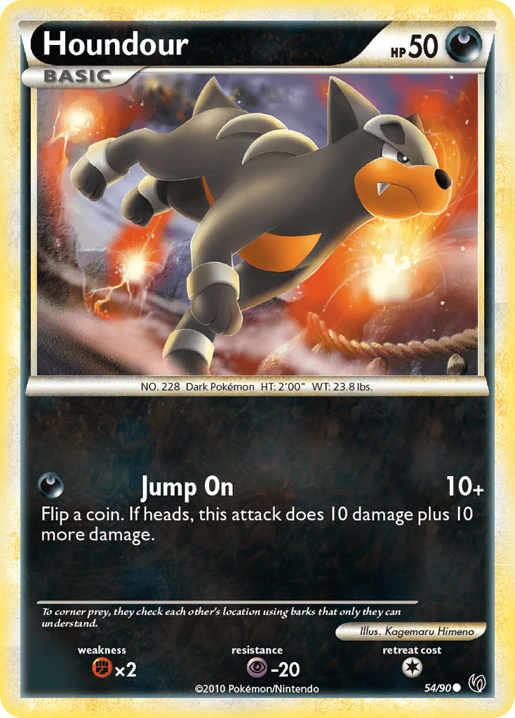 Carta Pokémon Houndour