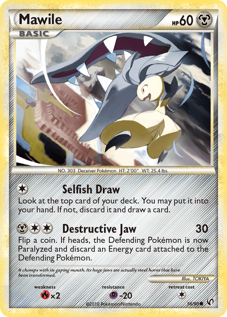 Carta Pokémon Mawile 56