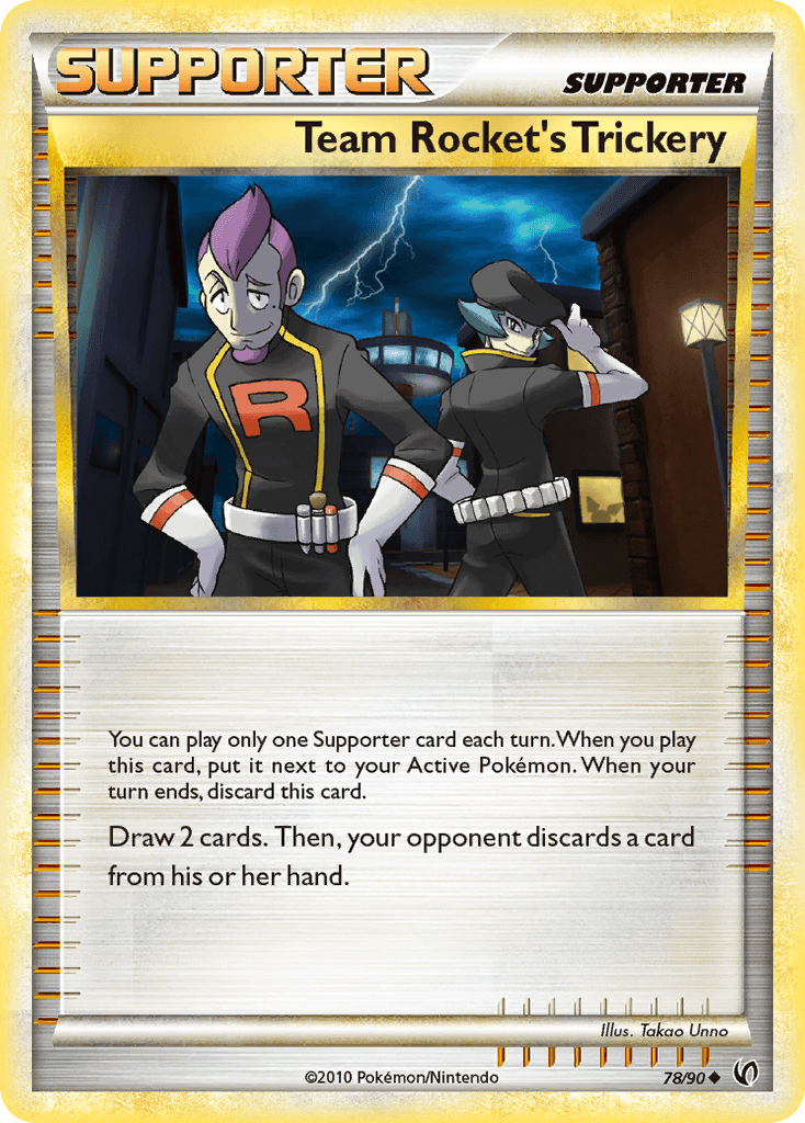 Carta Pokémon Team Rocket's Trickery 78