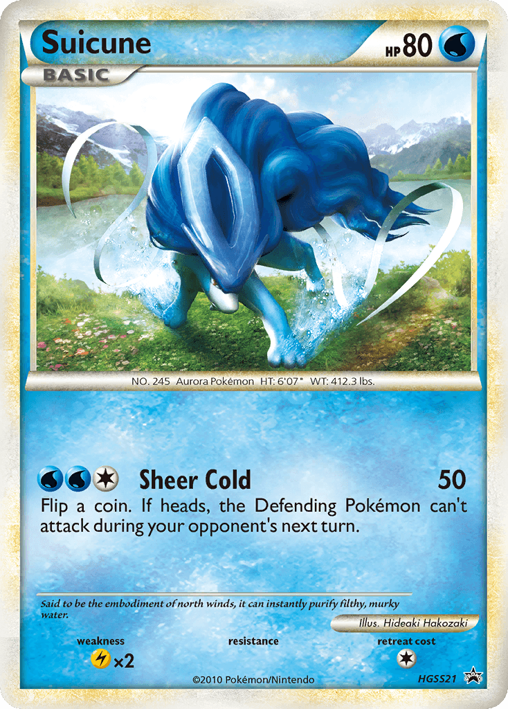 Carta Pokémon Suicune