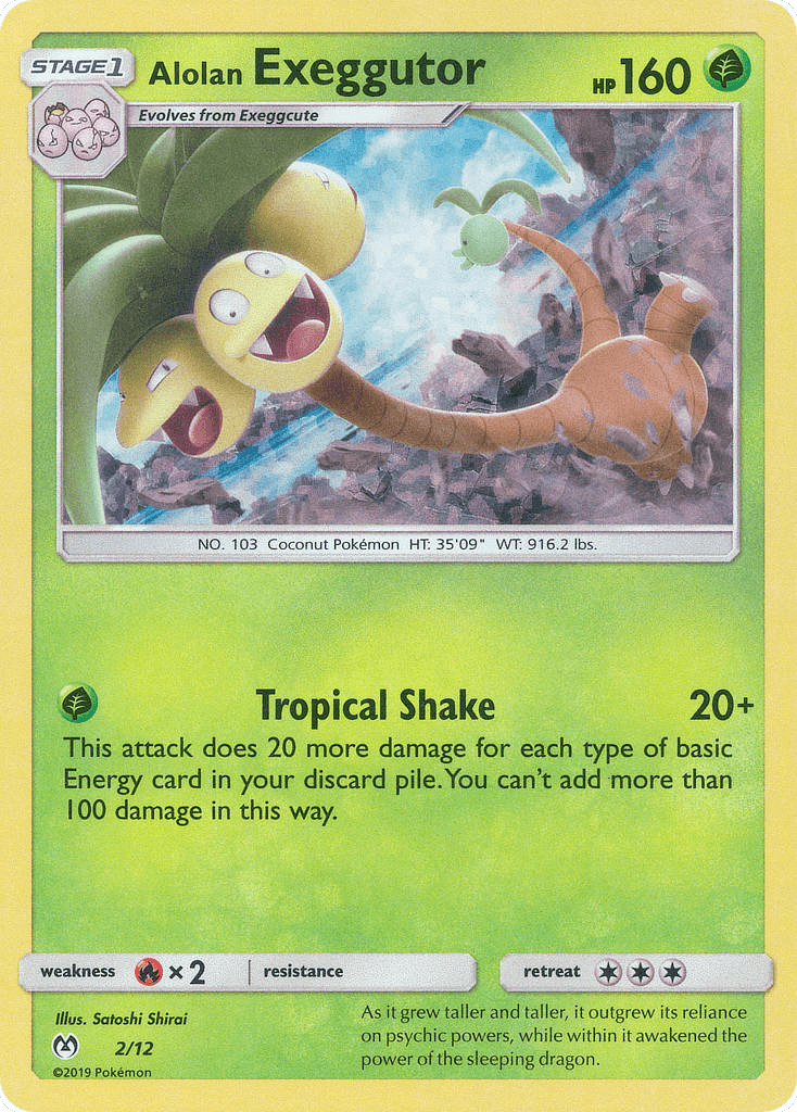 Carta Pokémon Alolan Exeggutor