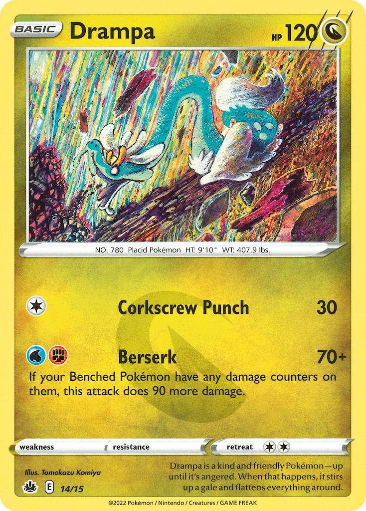 Carta Pokémon Drampa 14