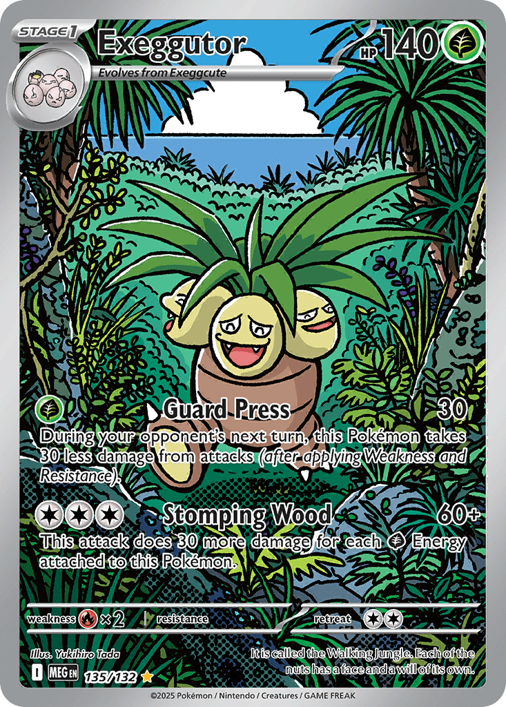 Carta Pokémon Exeggutor