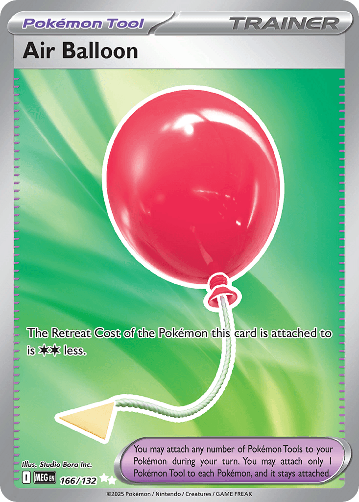 Carta Pokémon Air Balloon 166