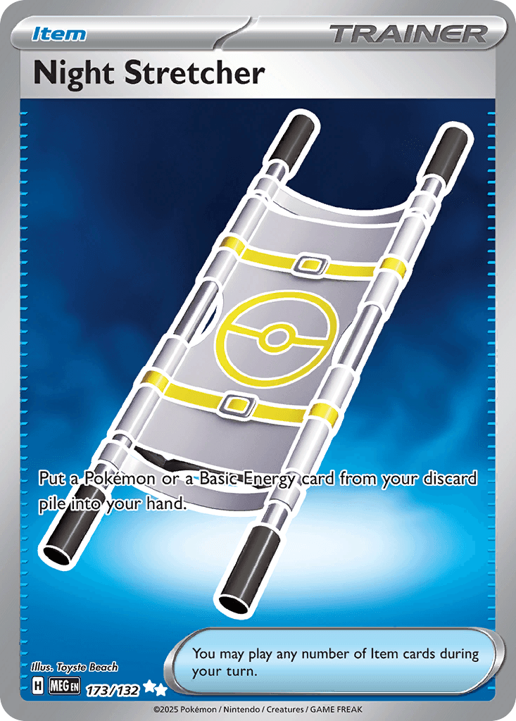 Carta Pokémon Night Stretcher 173