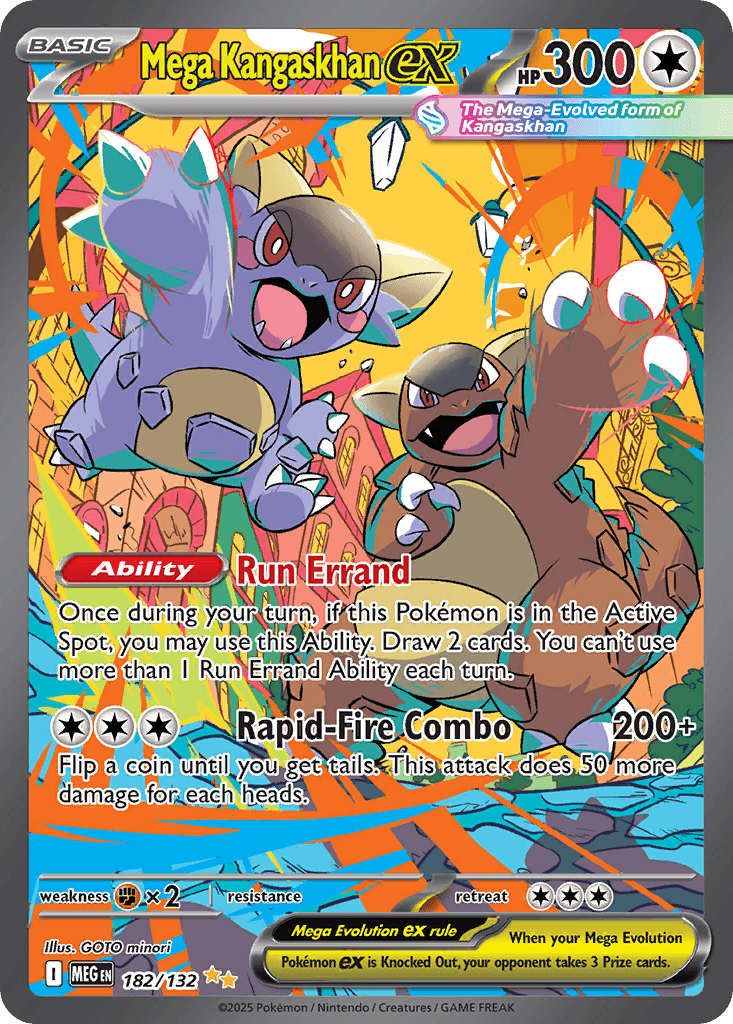 Carta Pokémon Mega Kangaskhan ex 182