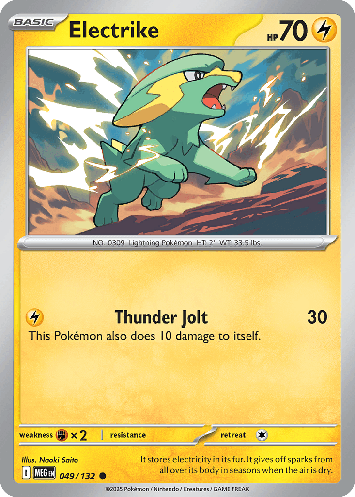 Carta Pokémon Electrike