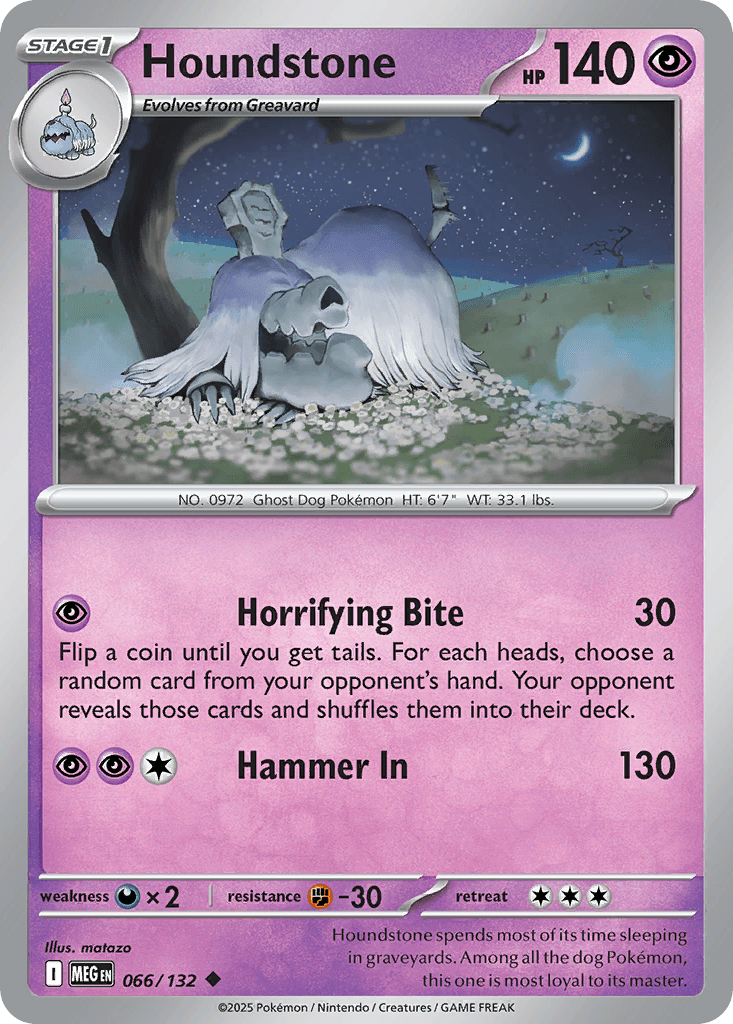 Carta Pokémon Houndstone