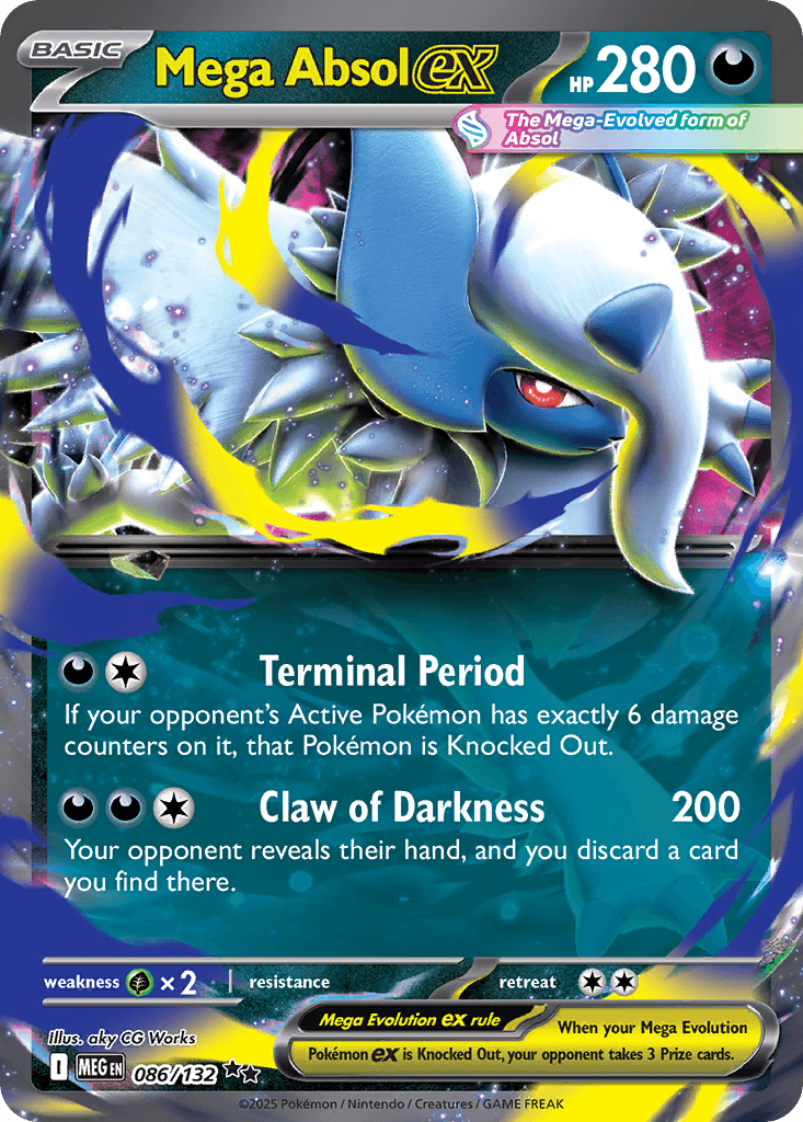 Carta Pokémon Mega Absol ex