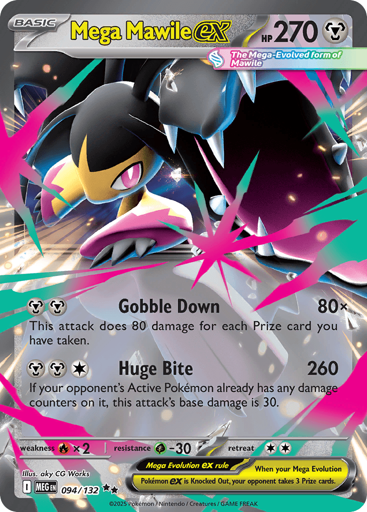 Carta Pokémon Mega Mawile ex 94