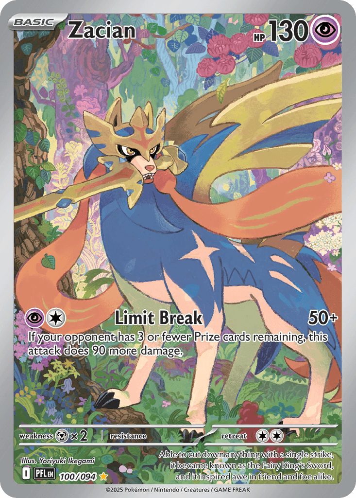 Carta Pokémon Zacian 100