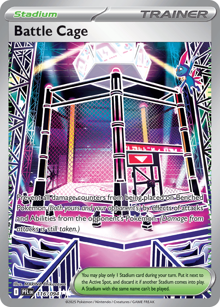 Carta Pokémon Battle Cage 116