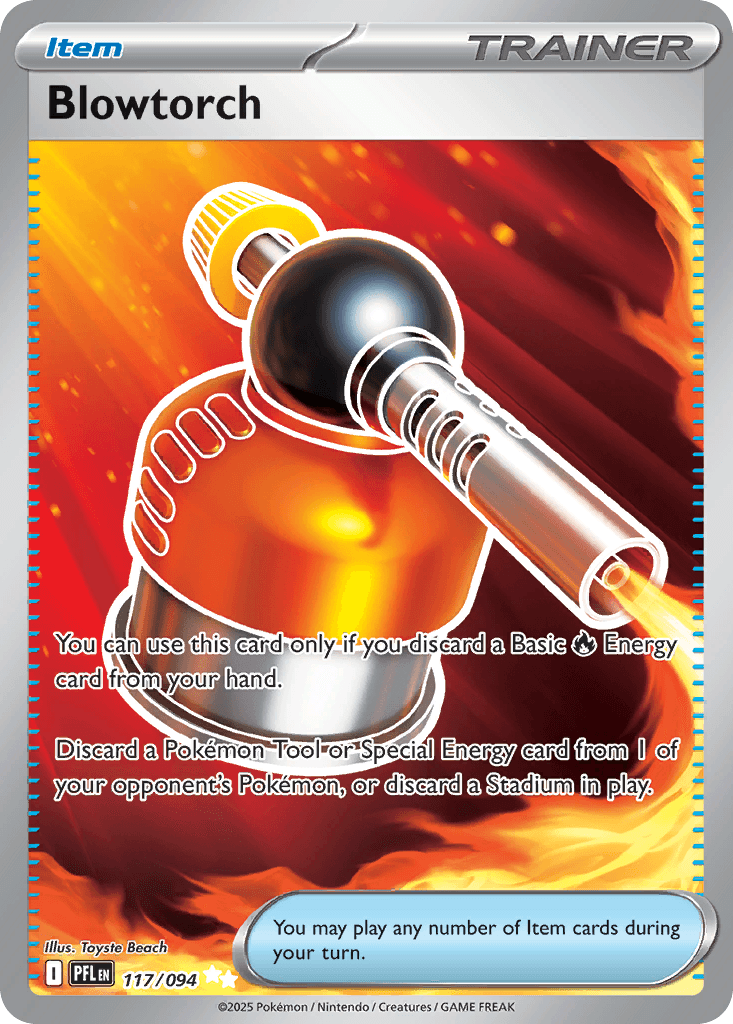 Carta Pokémon Blowtorch 117