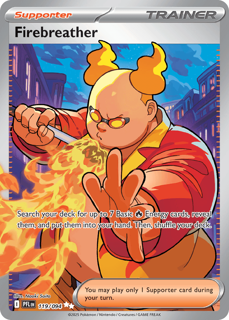 Carta Pokémon Firebreather 119