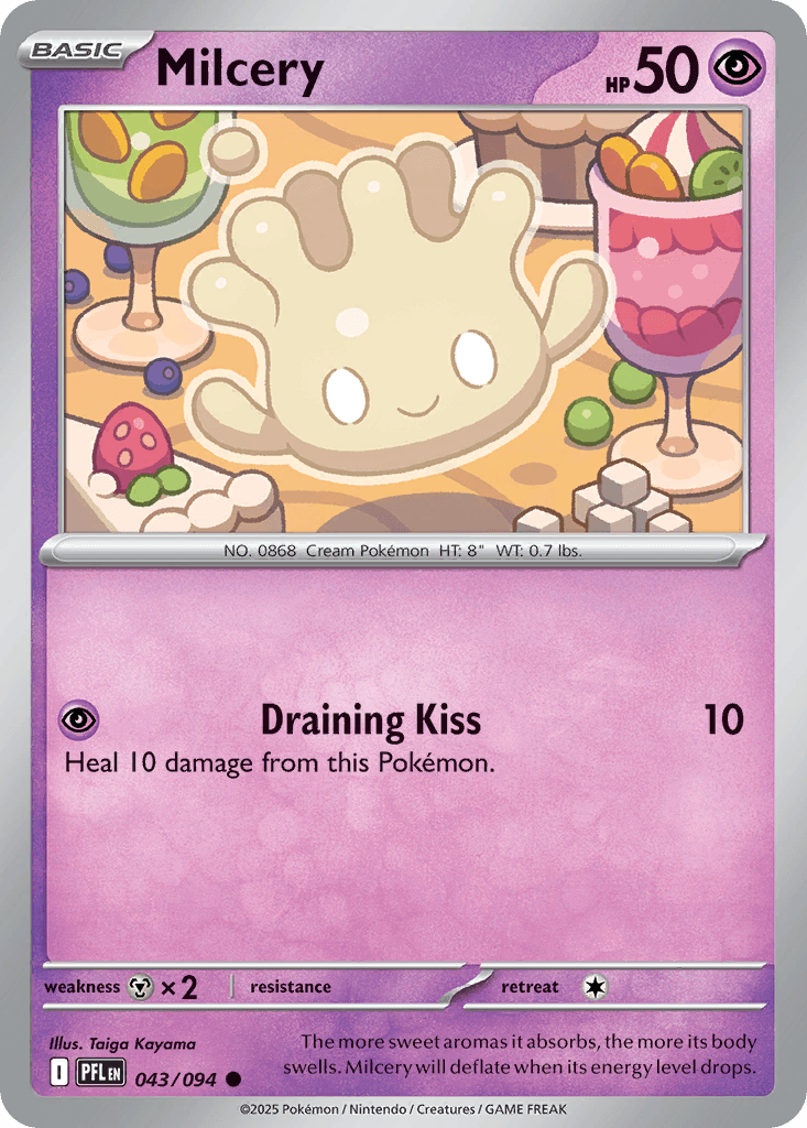 Carta Pokémon Milcery 43