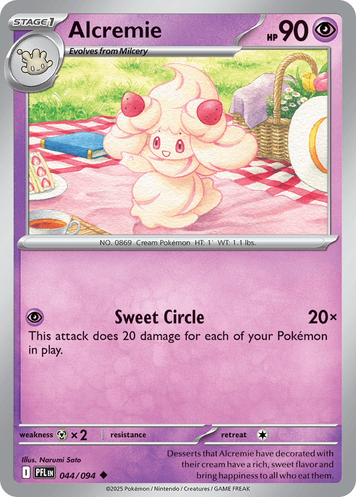 Carta Pokémon Alcremie 44